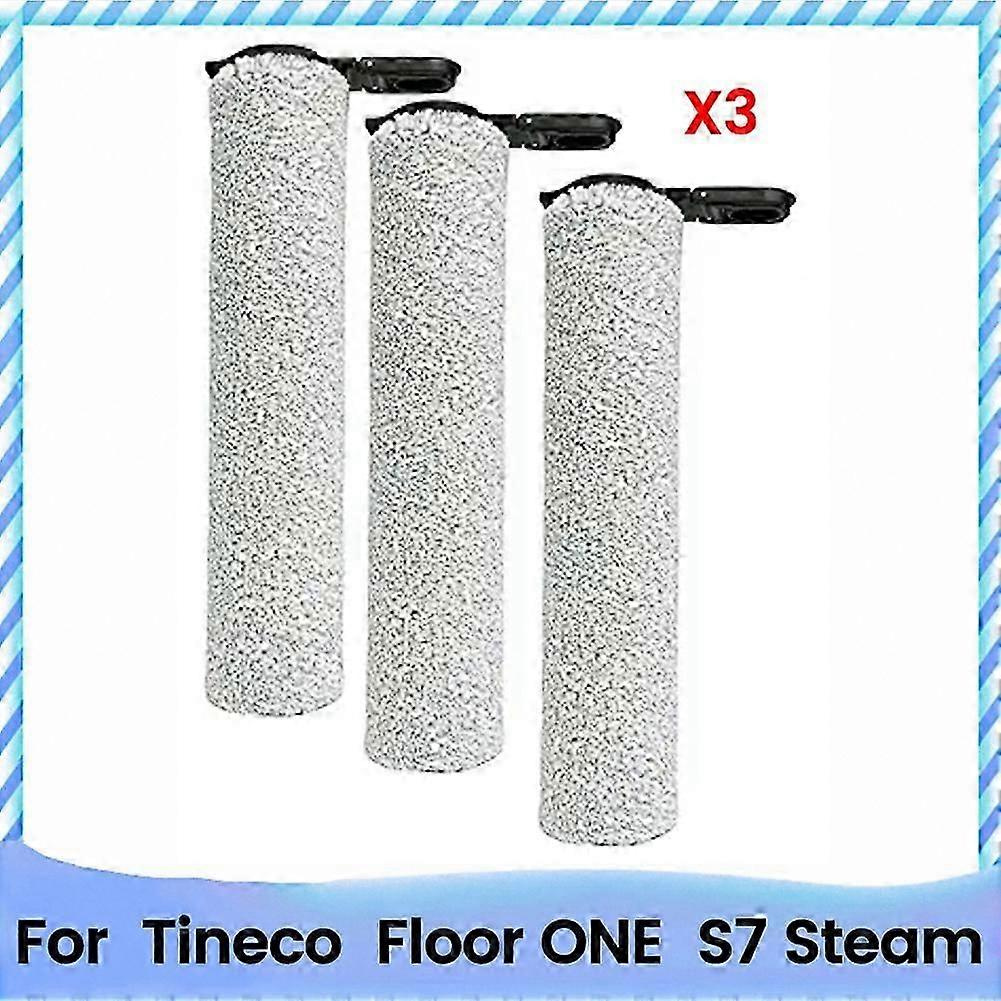 3-teiliges Walzenbürsten-set Für Tineco Floor One S7 Dampf-bodenreinigungsmaschine, Walzenbürsten-ersatzteil-zubehör – Jxlgv