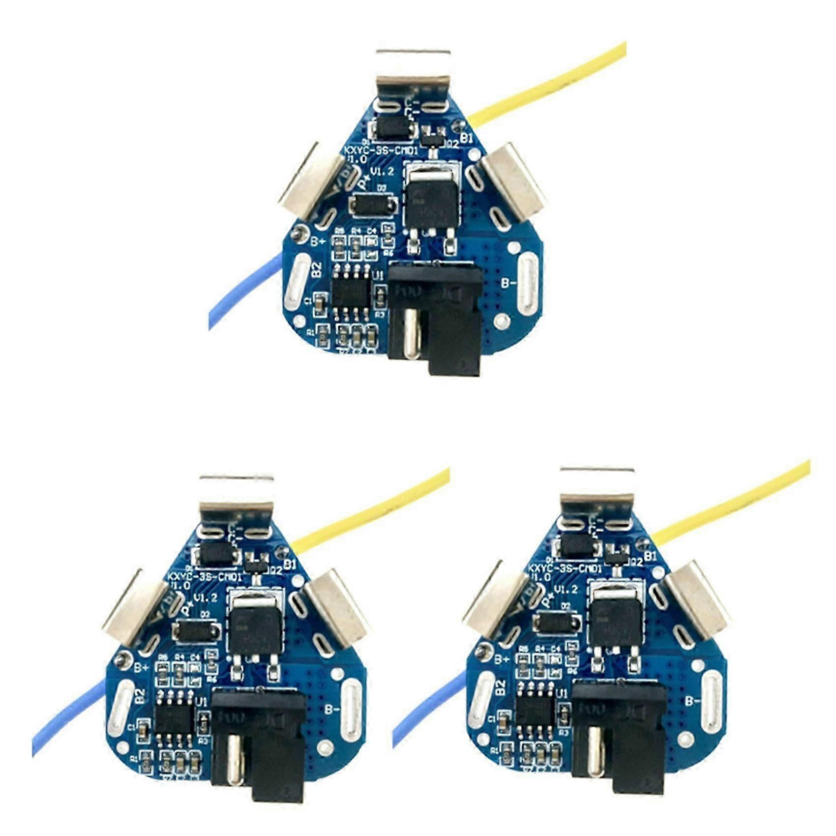 3x 3s 10,8v 12,6v 40a Bms 18650 Lithium-akkuplatine, Bms-kompatibel Mit Schraubendreher Shura Shurika Akku 3s 12v Akku-jxlgv