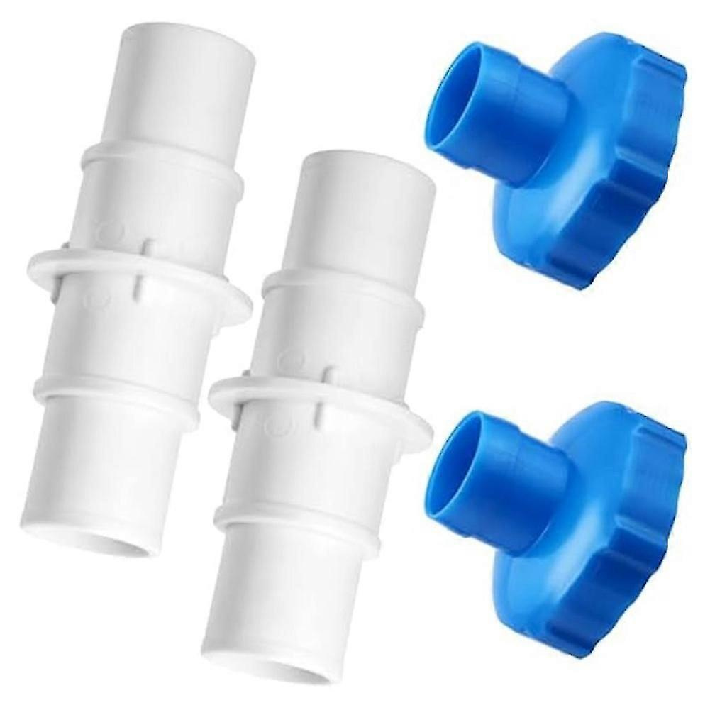 4-teiliges Poolschlauch-adapterset, 1-1/4-zoll- Oder 1-1/2-zoll-schlauchverbinderkupplung Und Schlauchadapter 11238 B Für Poolroboter – Jxlgv