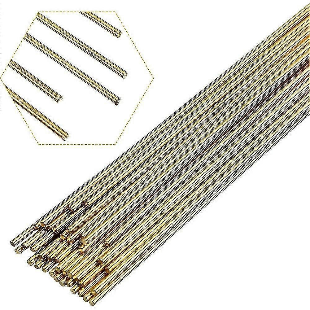 42 Stück Messingstäbe 1,5 Mm Messing-schweiß- Und Lötstäbe Aus Massiver Kupferlegierung, Kompatibel Mit Diy-bastelarbeiten, Dornen, Griffen Und Drehbank-jxlgv