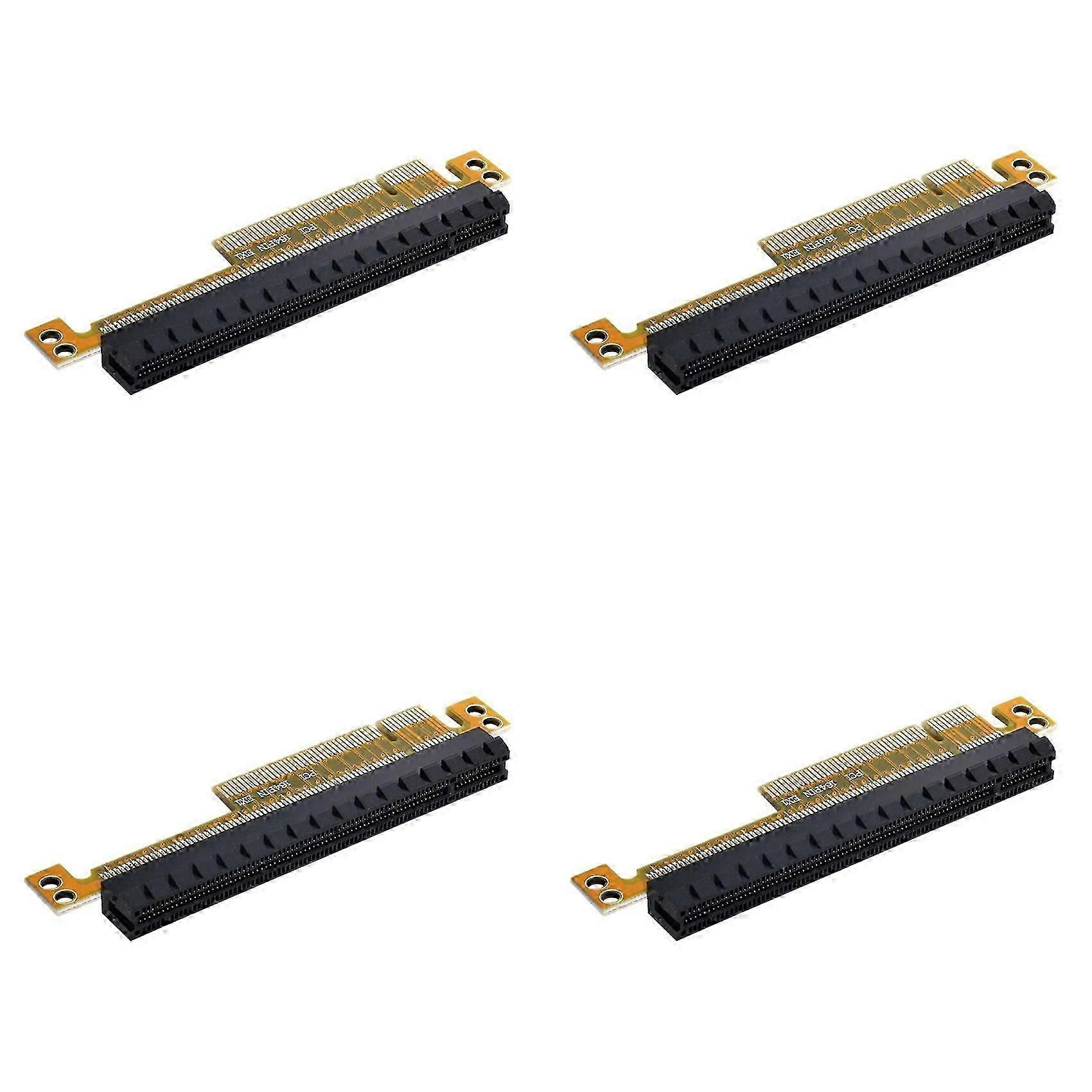 4x Pci-e Express 8x Auf 16x Extender-konverter-riser-kartenadapter Stecker Auf Buchse Verlängerung-jxlgv