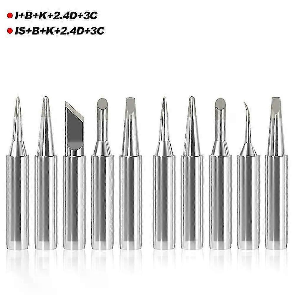 5-teiliges Lötkolben-set Aus 900m-legierung Mit Heißer, Blanker Lötspitze Aus Legierung (is+i+b+k+24d+3c Kit-jxlgv)