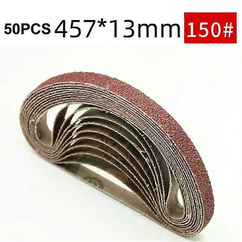 50 Stück Schleifbänder 13 X 457 Mm, Schleifbänder Für Poliermaschinen, Schleifmittel Für Holzbearbeitung, Kreisförmige Schleifbänder – Jxlgv