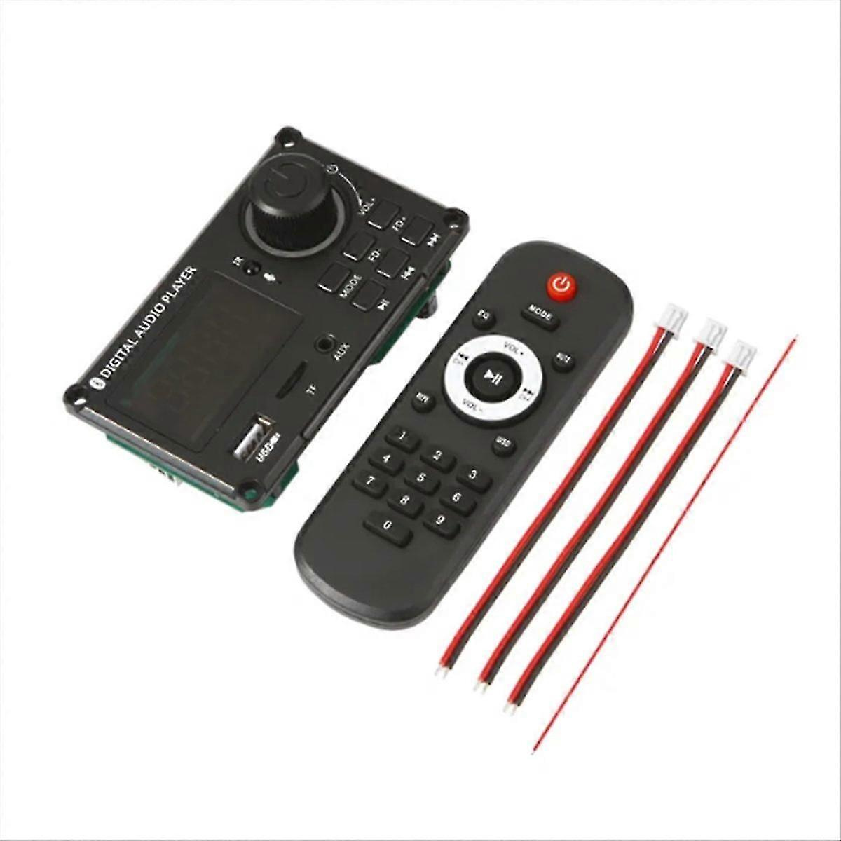 50-w-verstärker-diy-mp3-decoderplatine Mit Bluetooth 5.0, 8–24 V Dc, Auto-mp3-player, Usb, Fm, Aux, Anrufaufzeichnung – Jxlgv