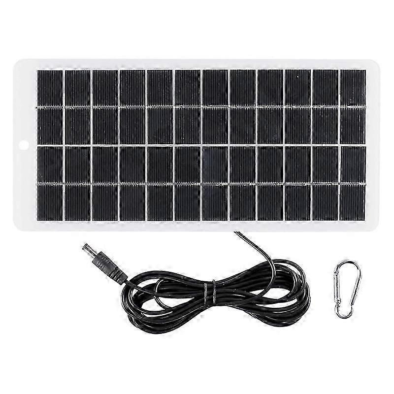 5w 12v Solarmodul Aus Polysilizium Mit Dc-anschluss Für 3,7v Batterie-jxlgv