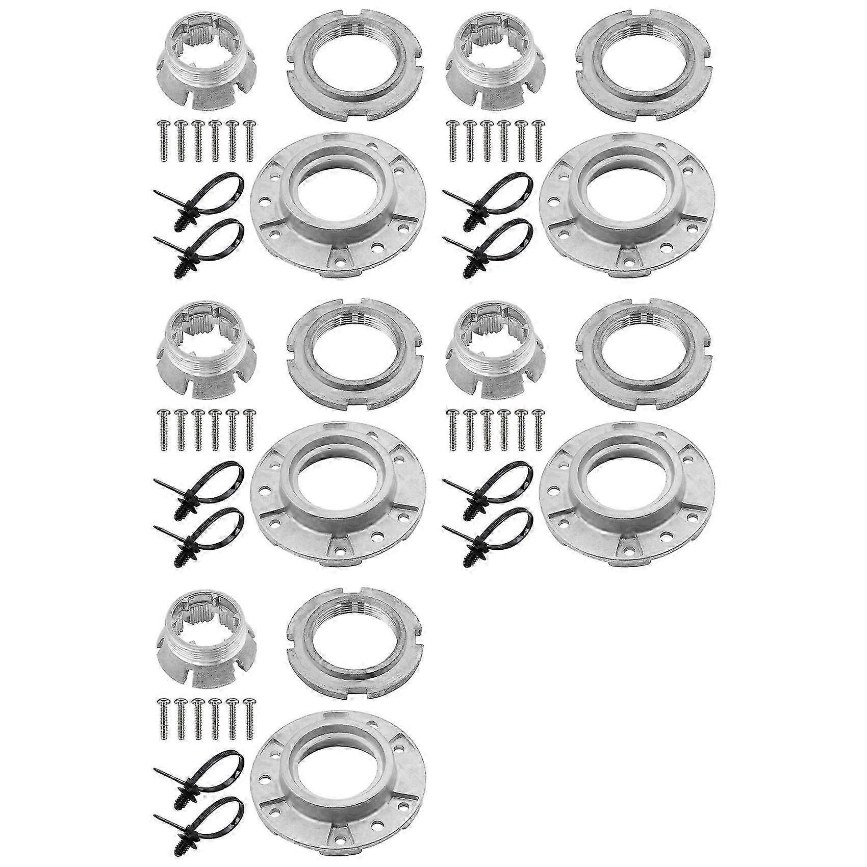 5x W10324651 Waschmaschinenkorb-antriebsnaben-set - W10291416, W10291417, Ps2581262 - Langlebige Reparatur Kompatibel Mit Quiet-jxlgv
