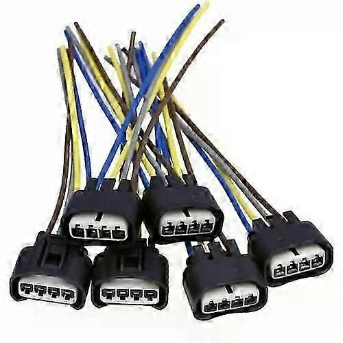 6er-pack Zündspulenstecker-kabelbaum, 4-polig, Passend Für Toyota Yaris Und Lexus, Teilenummer 90980-11885-jxlgv