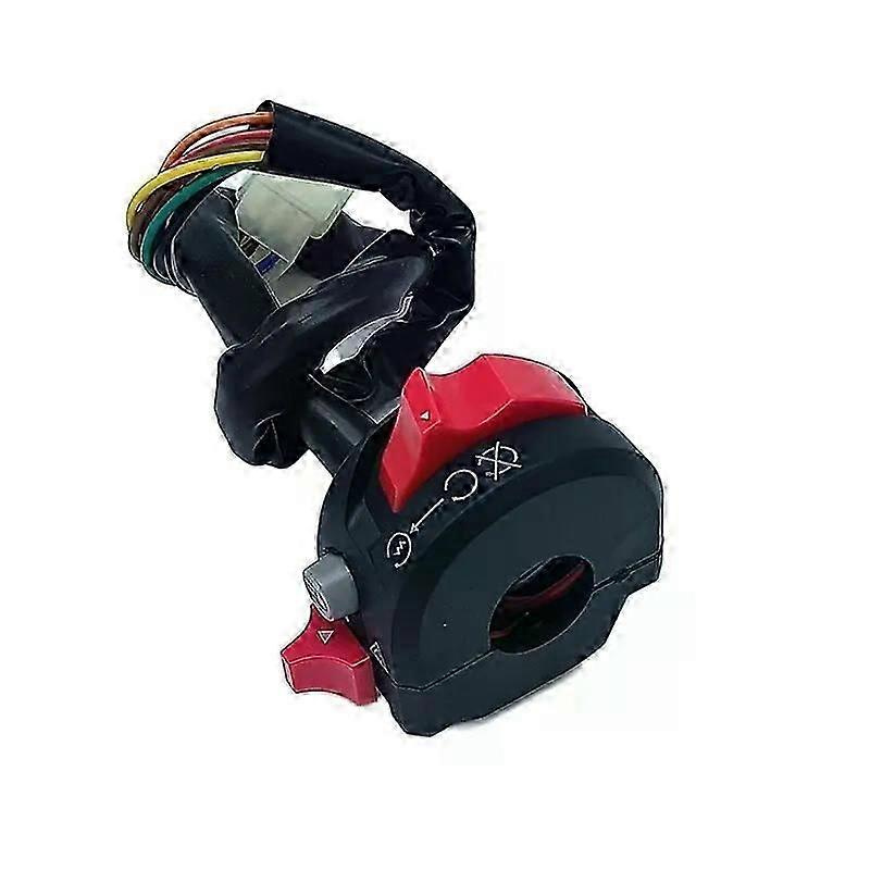 7/8" (22 Mm) Motorradschalter, Scheinwerfer-warnlicht-start-stopp-lenkerschalter, Passend Für Atv Und Roller – Jxlgv