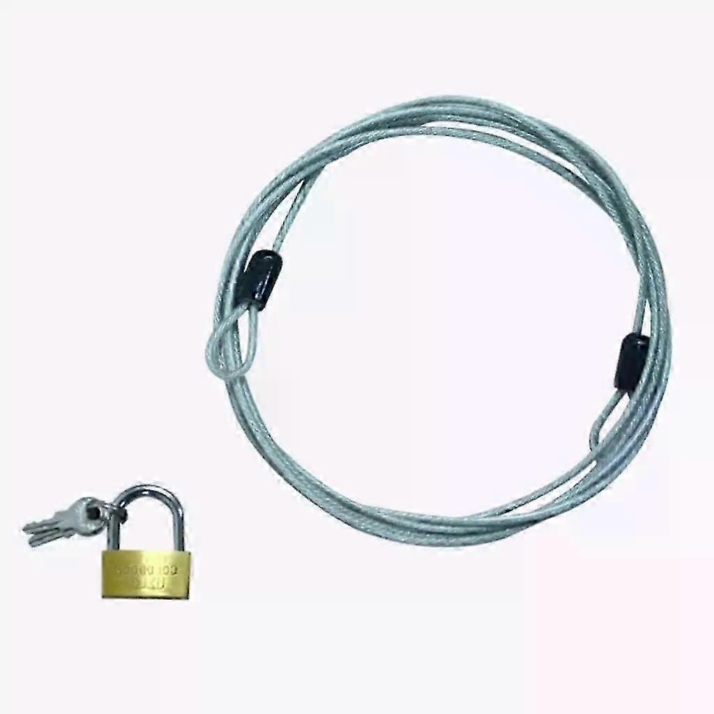 Geflochtenes Stahl-abdeckungskabel Für Auto Und Motorrad Mit Laminiertem Stahlschloss, 70 Cm Kabel-jxlgv