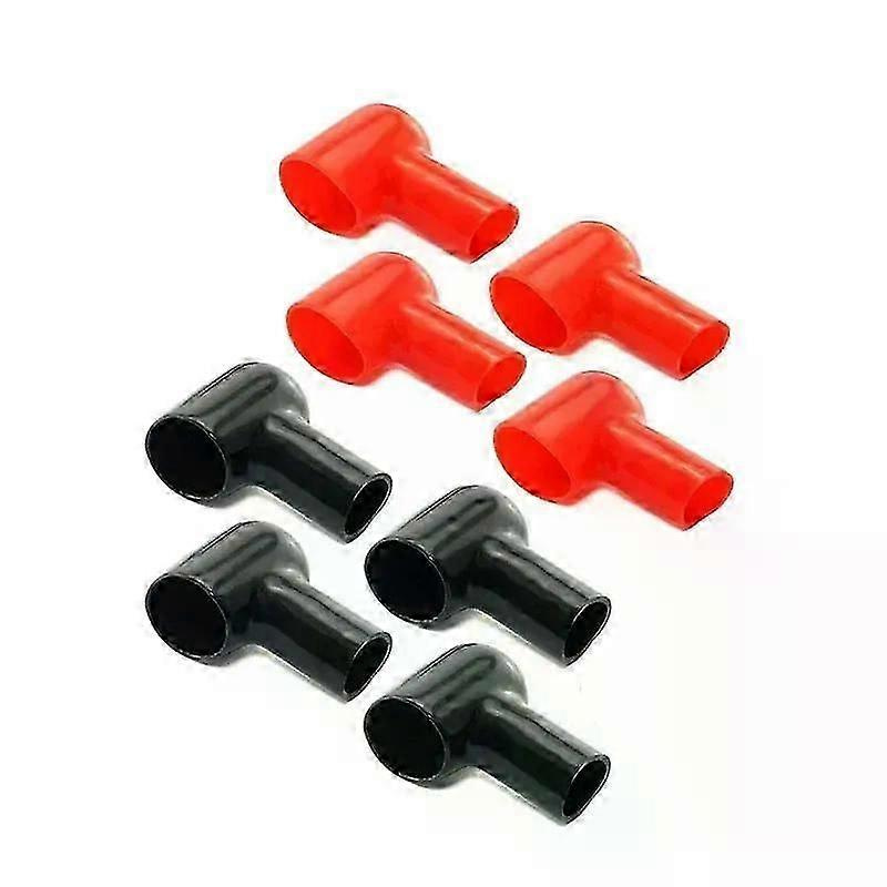 8 Stück Kfz-batterie-isolierkappen, Rot/schwarz, Runde Gummiklemmen, 20 X 12 Mm, Pvc-kabelschuh-schutzkappen, Passend Für Auto-jxlgv