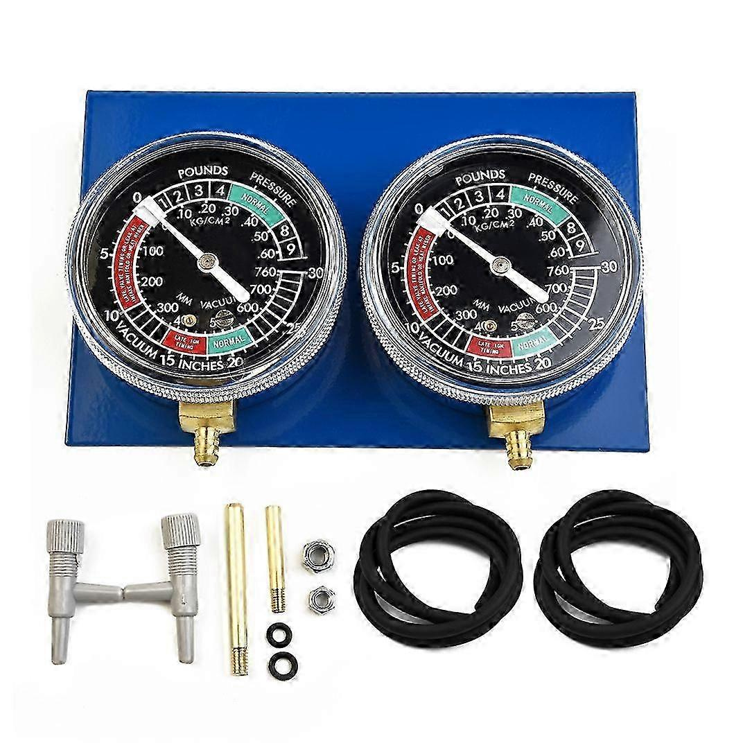 1 Set Motorradvergaser-kraftstoffvakuummeter-ausgleichs-synchronisierungswerkzeug Mit Schlauchsatz, Metall/kunststoff, Passend Für 2-zylinder-maschinen, 15 X 10 Cm - Jxlgv