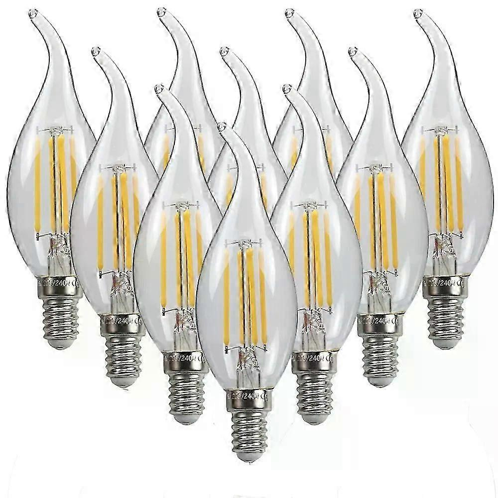 10 Stück/lot C35 E14 Led-glühbirnen 4w 8w 12w Kerzen-glühlampen 220v Edison-glühbirne Kronleuchter Passend Für Zuhause-jxlgv