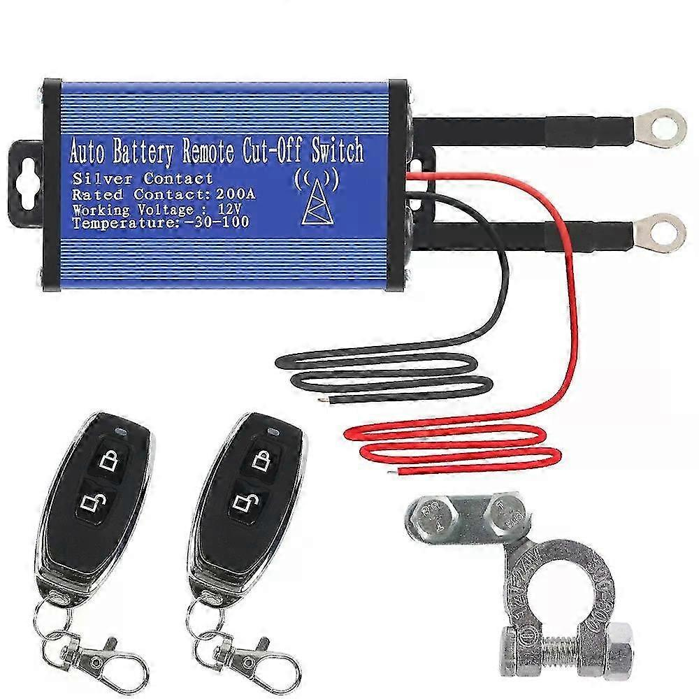 Batterietrennschalter Mit Relais Und Zwei Drahtlosen Fernbedienungen – Jxlgv