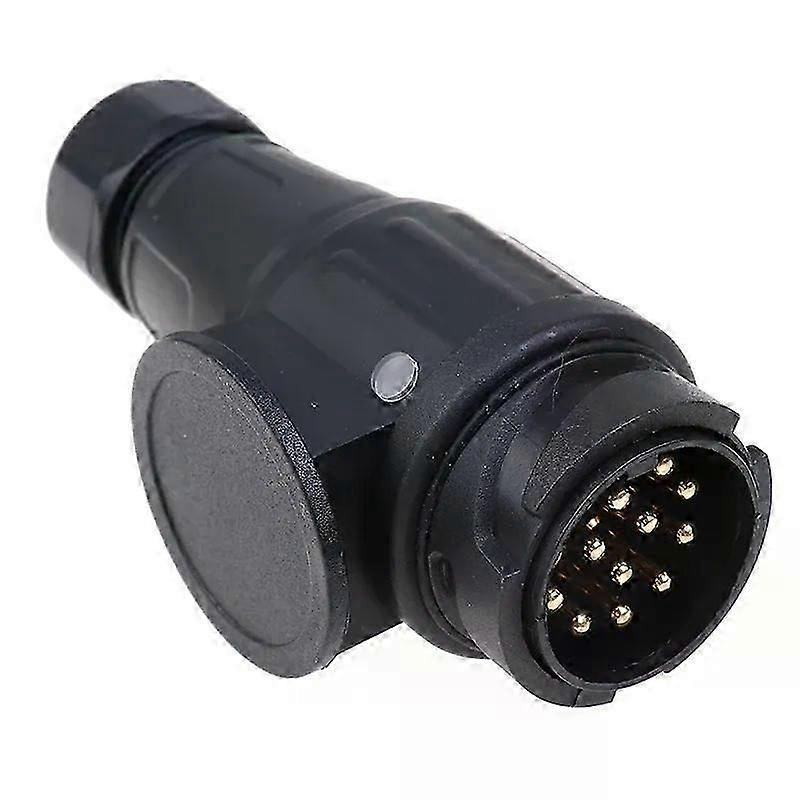 12v 13-poliger Anhängerstecker, Robuster 13-poliger Elektrischer Wohnwagen-verkabelungsanschluss, Anhängerkupplungs-steckdosenadapter, Auto-lkw-wohnmobilzubehör - Jxlgv