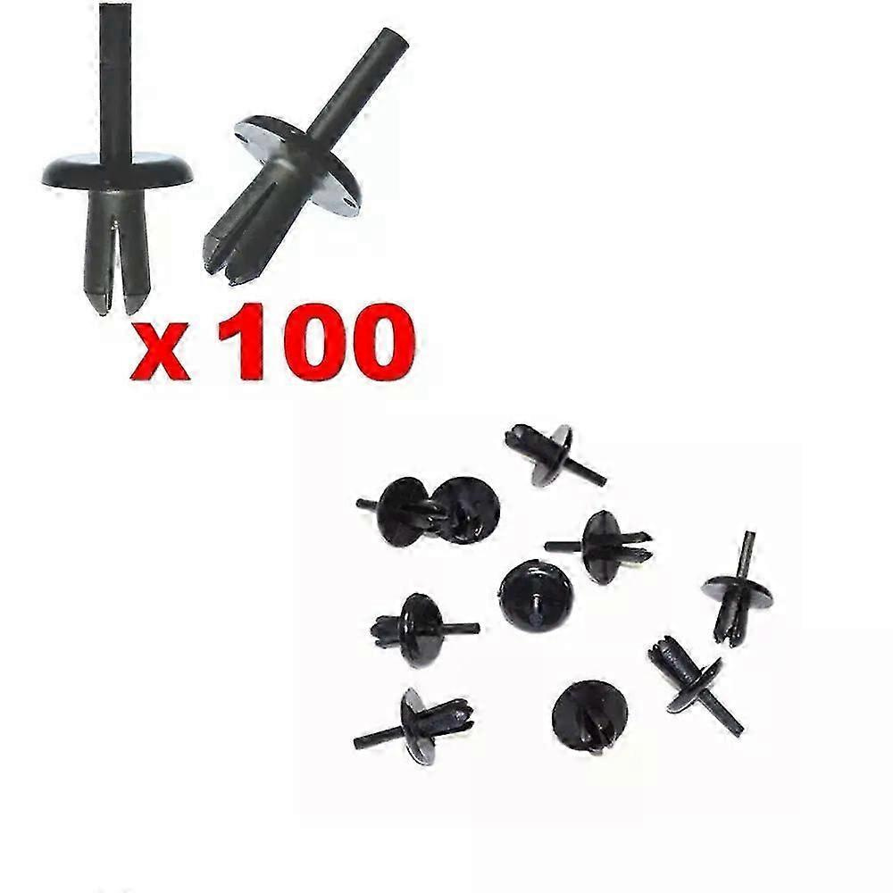 100 Stück Kunststoff-schnappclips Passend Für Defender 90, 110, 130 Radlauf-schmutzfänger-drucknieten Aus Kunststoff, Land Rover-jxlgv