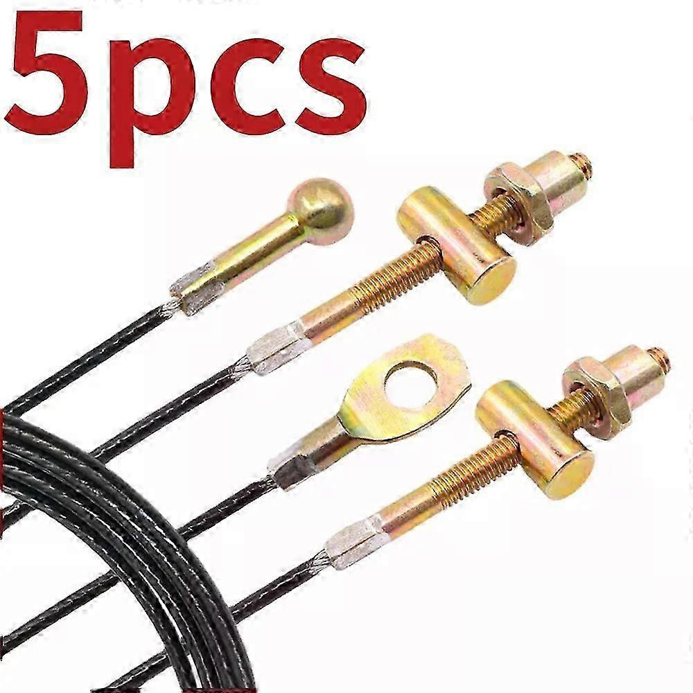 5 Stück Gängige Handbremsseile Für Elektrische Dreiräder, Drahtseilbremsseil, Bremsseil, Robust Mit Weißem Leder - Jxlgv