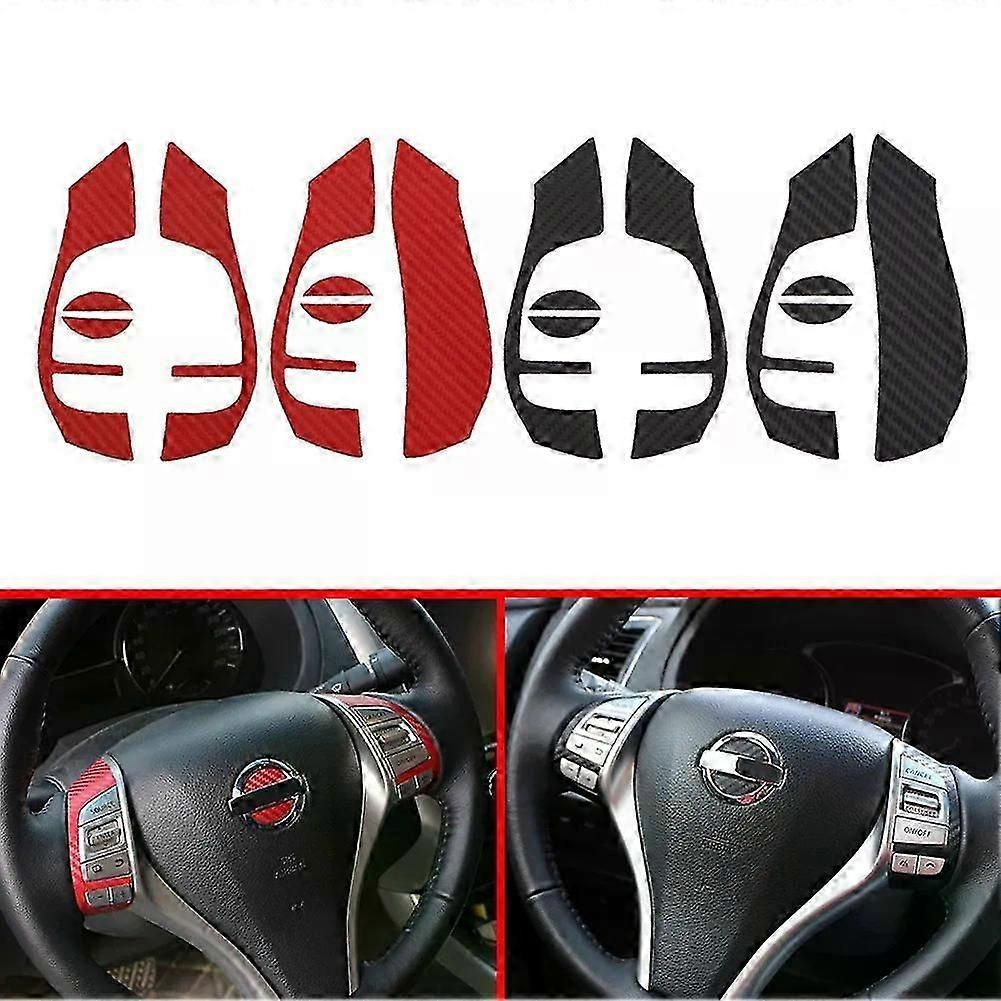 Carbonfaser-aufkleber Passend Für Nissan X-trail, X-trail T32, Qashqai J11, Teana J33, Lenkrad-zierleisten-aufkleber – Jxlgv