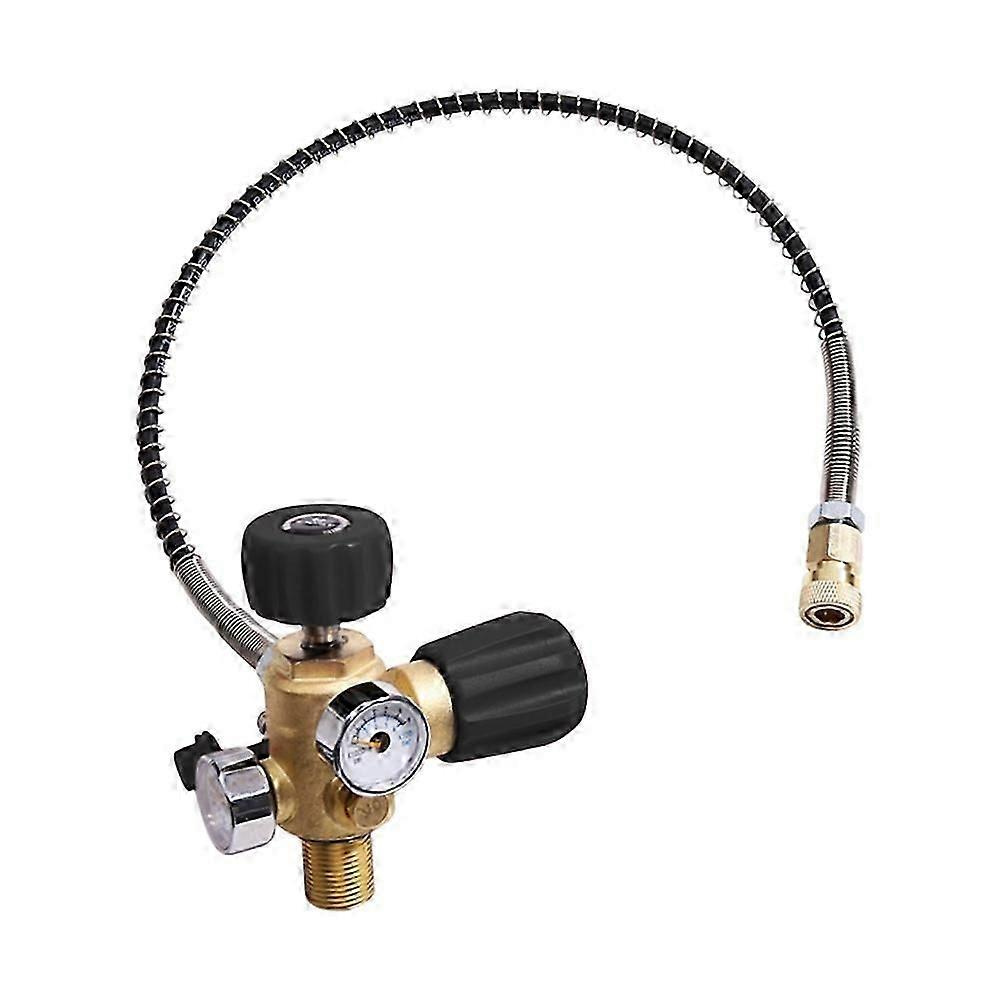 Din-ventil-tauchadapter Für Pcp-druckluftflaschen Mit Hochdruckmanometer, M18x1,5-jxlgv