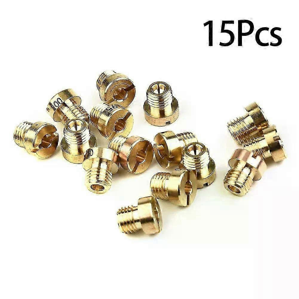 M6 Düsenset, 15-teilig, Verschiedene Hauptdüsen M6 60-130, Passend Für 12-175 Mm Dellorto Hauptdüsen, Langlebig Und Hochwertig - Jxlgv