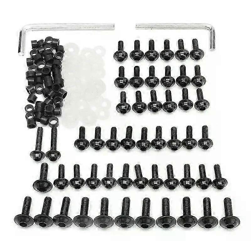 158-teiliges Universal-motorradverkleidungsschrauben- Und Muttern-set, Passend Für Yamaha Yzf R1 R6 R3 2004-2008-jxlgv