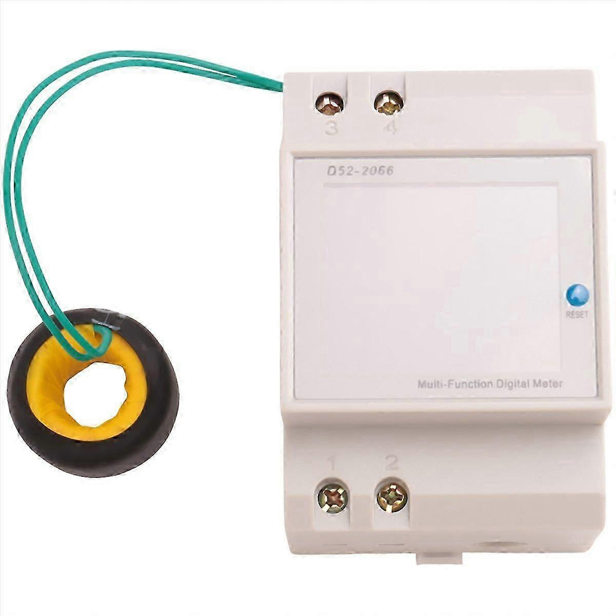 Digitaler Din-schienen-stromzähler 100 A Voltmeter Stromzähler Leistungsmesser Kwh Elektrische Energie Frequenz Met-jxlgv