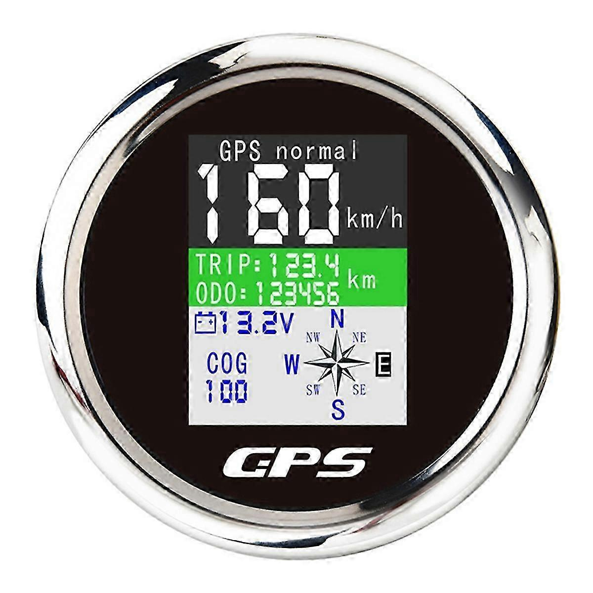 Digitaler Gps-tachometer Für Boote Und Autos Mit Gps-antenne Für Motoryachten, Wasserdichter Tft-bildschirm, Odome-jxlgv