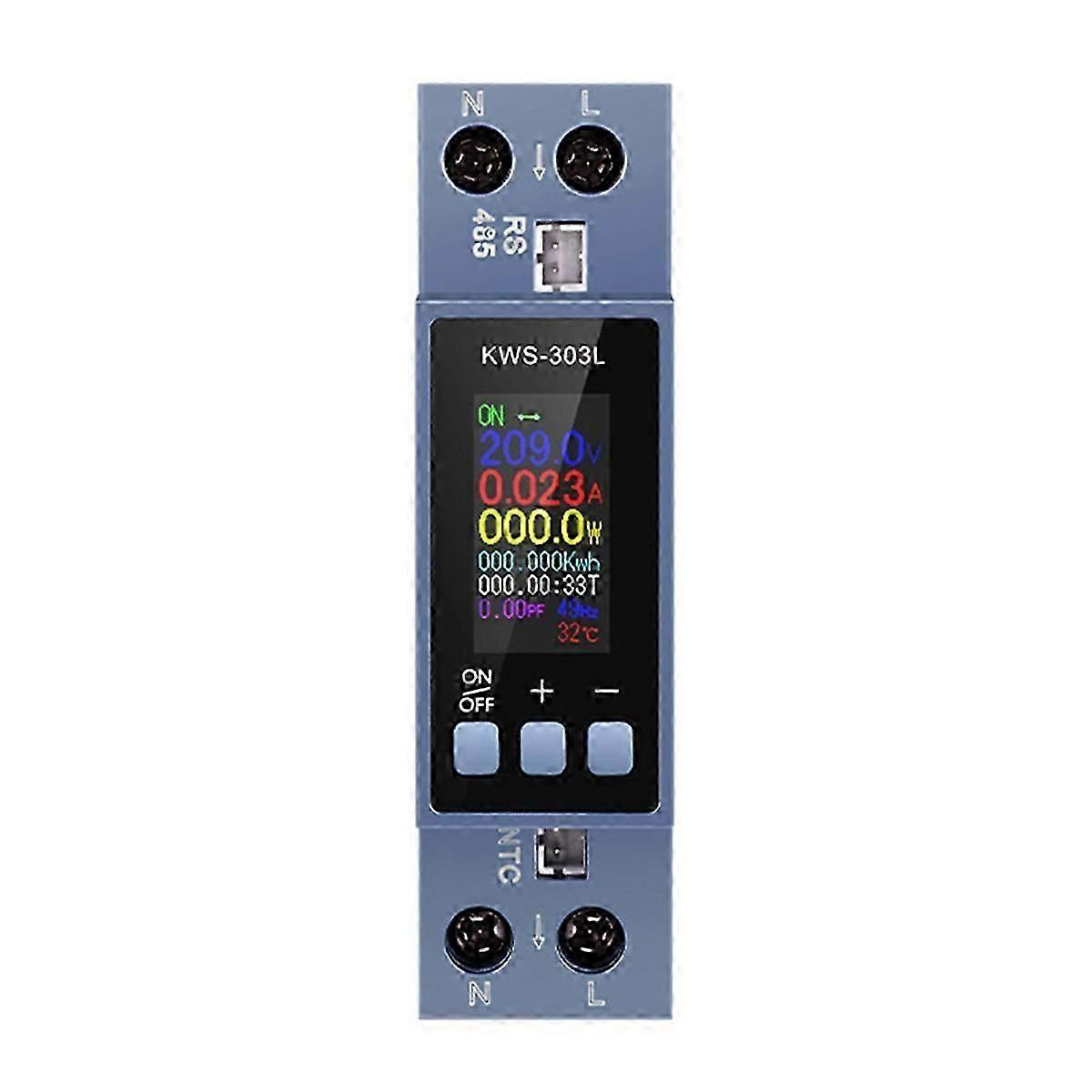 Led-digital-energiezähler Für Din-schienenmontage, Voltmeter, Amperemeter, Wattmeter - Jxlgv
