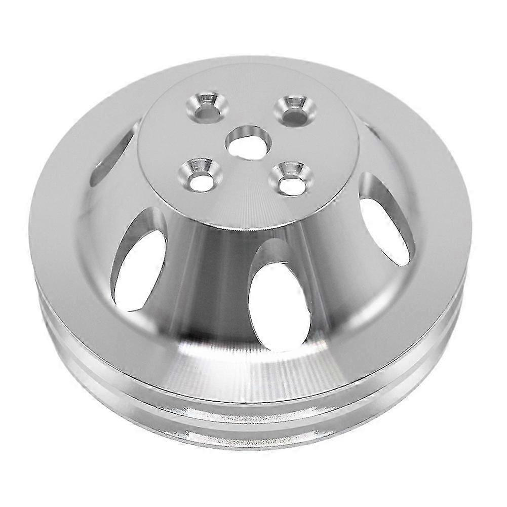 Doppelrillen-wasserpumpenriemenscheibe Aus Aluminiumlegierung Für Chevy Swp Bbc 396 454 (2-rillen-swp-kurzwasserpumpe) – Jxlgv