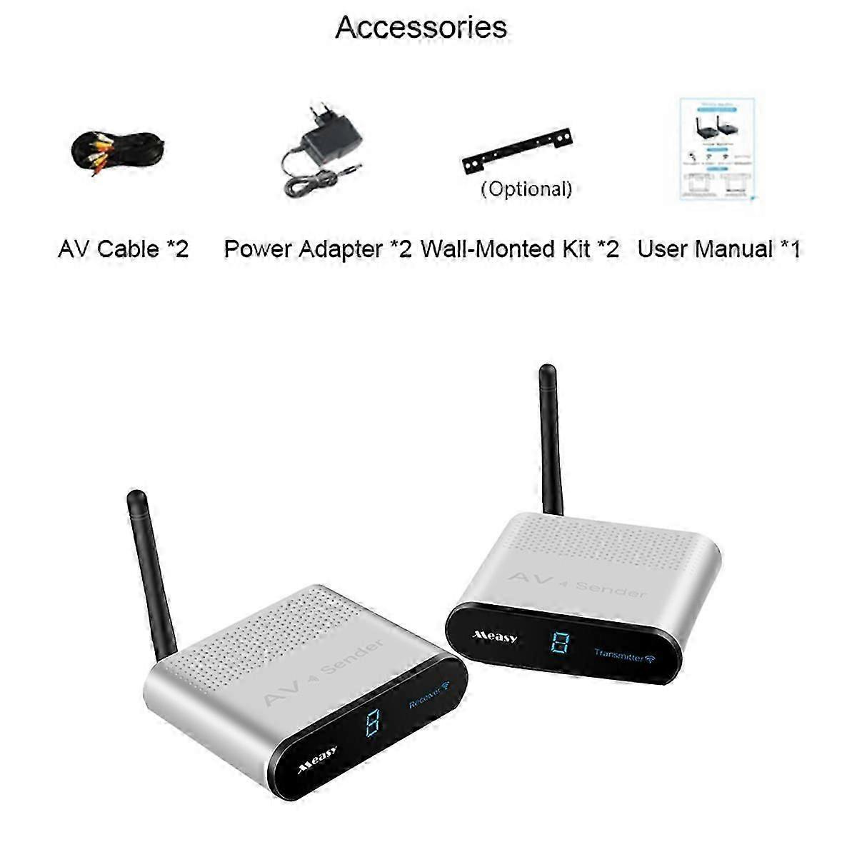 Drahtloser Digitaler Video-set-top-box-sender Und -empfänger Mit Stecker – Jxlgv
