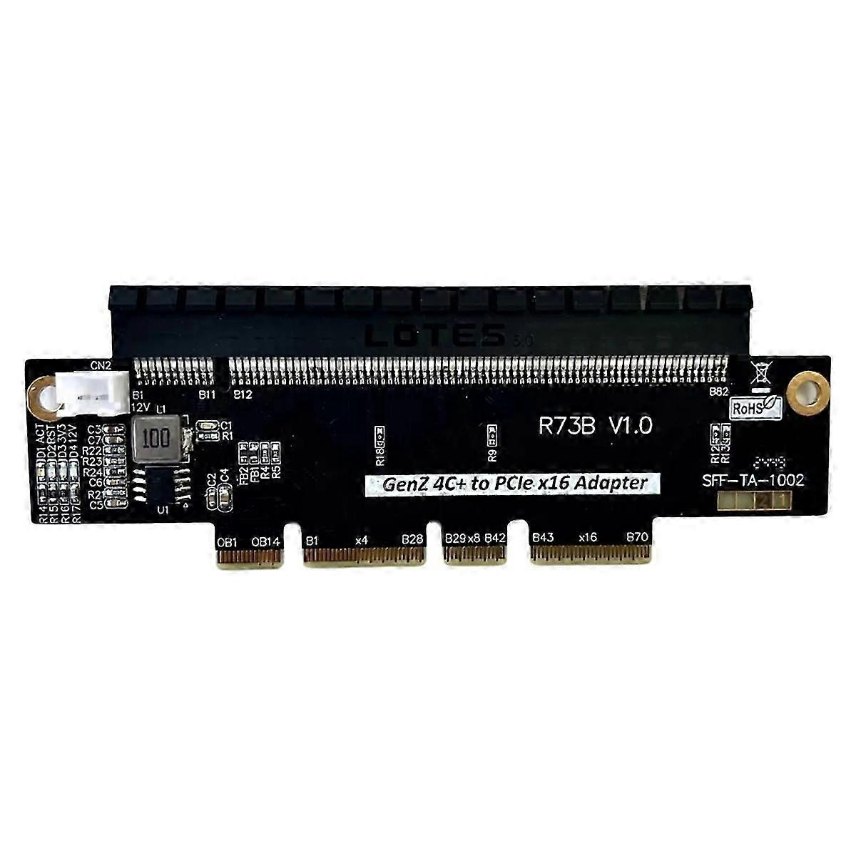 Edsff 4c+ Zu Pcie 5.0 X16 Adapterkarte Gen-z 4c+ Zu Pcie X16 Adapter-jxlgv