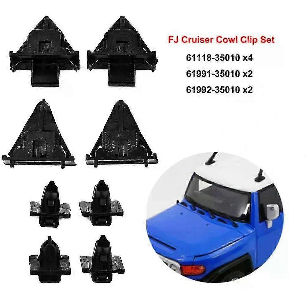 Praktisches Und Effizientes Set Mit Karosserie- Und Kotflügelbefestigungsclips, Passend Für Toyota Fj Cruiser (2007–2014, Jxlgv).