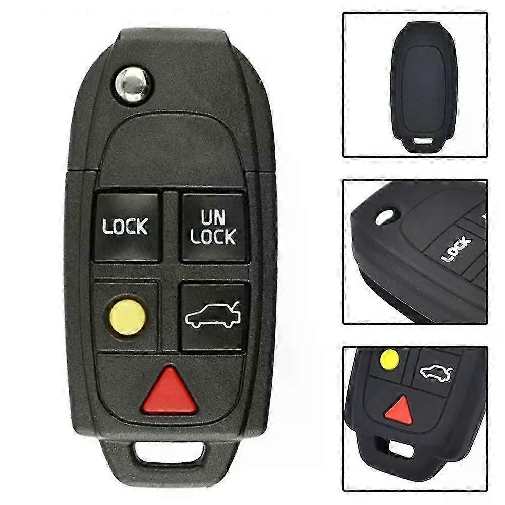 Schlüsselanhänger-hülle, Schlüsselabdeckung, Zubehör, Dekorteile, Fernbedienungsersatz, Silikon, Passend Für Volvo Xc90, S80, Xc70, S60, V70-jxlgv