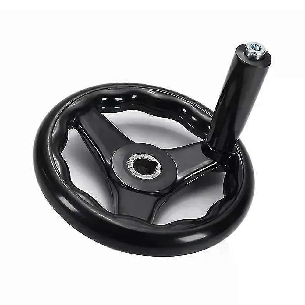 1 Stück Dreh- Und Fräshandrad D125/200/100/160 Mm, 3-speichen-handrad Mit Drehbarem Griff, Passend Für Fräsmaschinen, Drehmaschinen Und Schleifmaschinen – Jxlgv