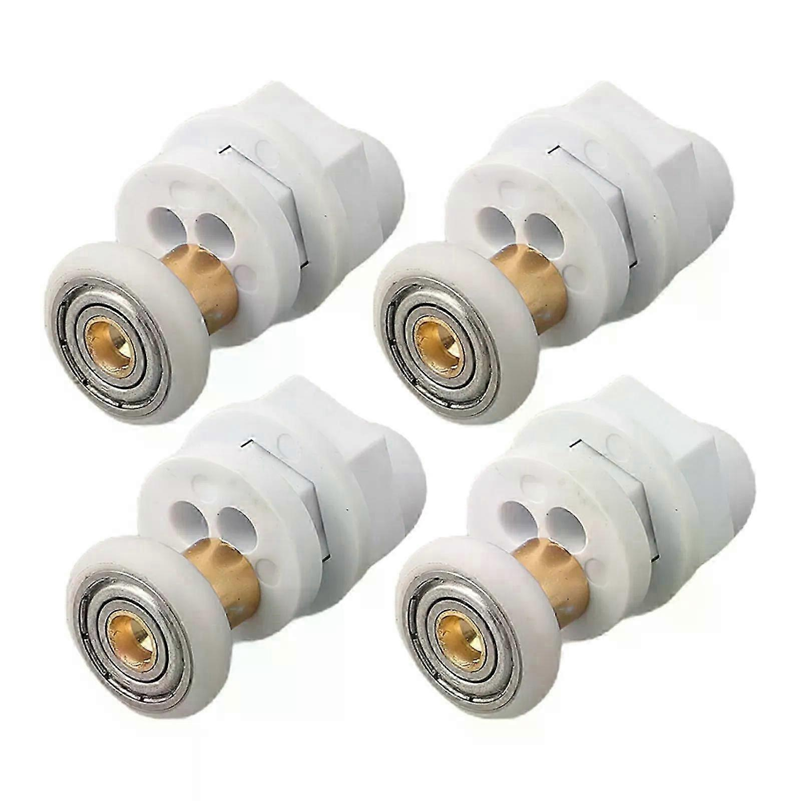 4er-pack Duschkabinenrollen, Hochwertige Rollen 19 Mm/23 Mm/25 Mm/27 Mm/29 Mm, Ersatzrollen Für Glasschiebetüren – Jxlgv