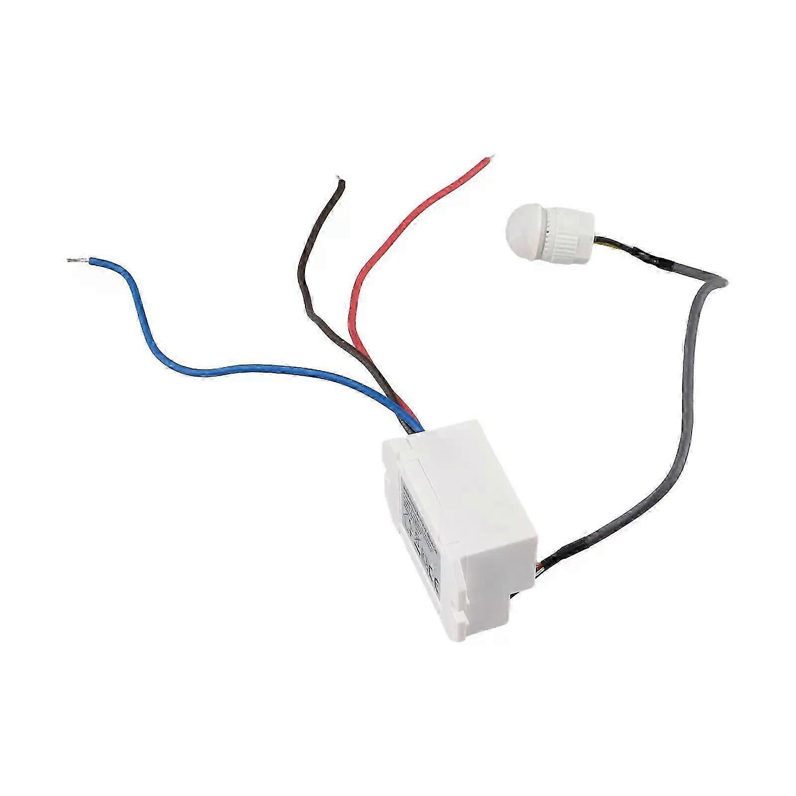 Lichtschalter Mit Pir-sensor, Mini-einbau-bewegungsmelder, Anwesenheitserkennung, Absenkautomatik, Verstellbare Deckenbeleuchtung, 360°-drehung, 50/60 Hz, Home-jxlgv