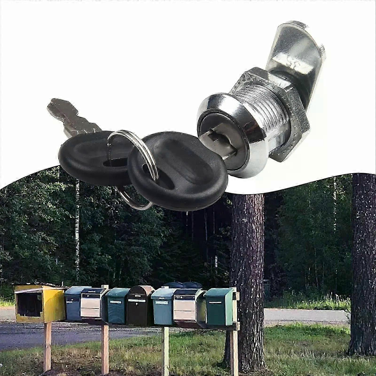1 Stück Briefkasten-nockenzylinderschloss Für Türen, Schränke, Schubladen Und Kommoden Mit 2 Schlüsseln, Sicherheitsmöbelschloss 16 Mm, 25 Mm, 30 Mm - Jxlgv
