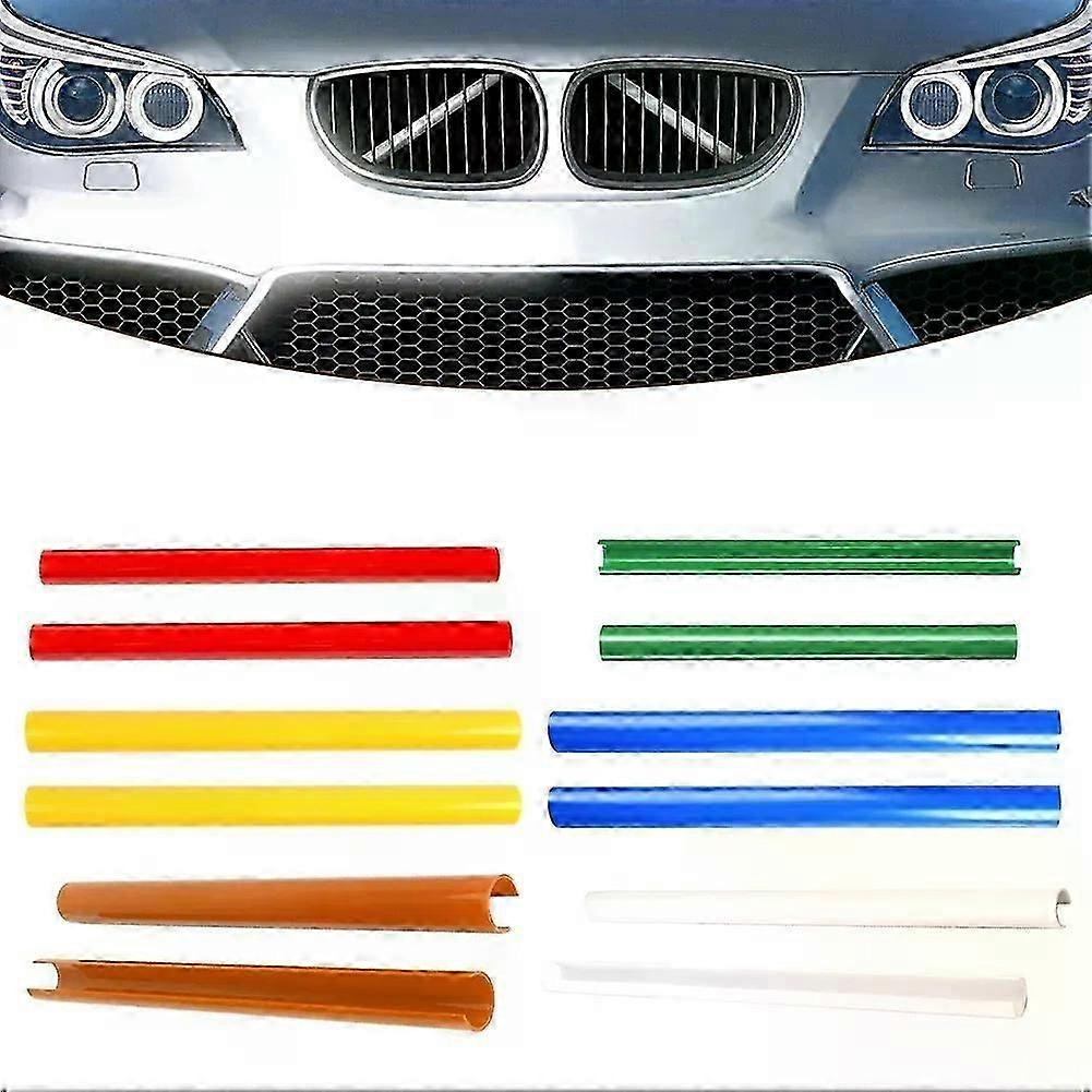 Farbige Stützstreben-v-streben-abdeckungs-rahmenaufkleber Für Den Frontgrill, Passend Für Bmw F30 F31 F32 F33 F34 F35 G20 G29-jxlgv