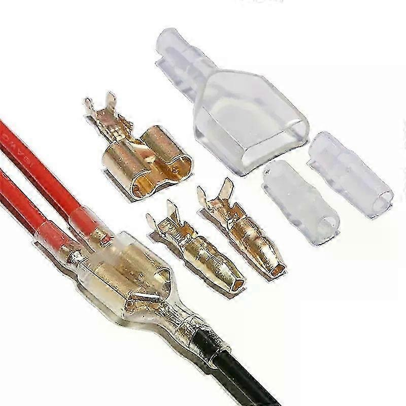 60 Stück Kfz-elektrik-kabelverbinder, Durchmesser 4 Mm, Buchse, Stecker Und Gehäuse, Kaltpressanschluss, 1 Eingang, 2 Ausgänge, Bullet-crimp-anschluss - Jxlgv