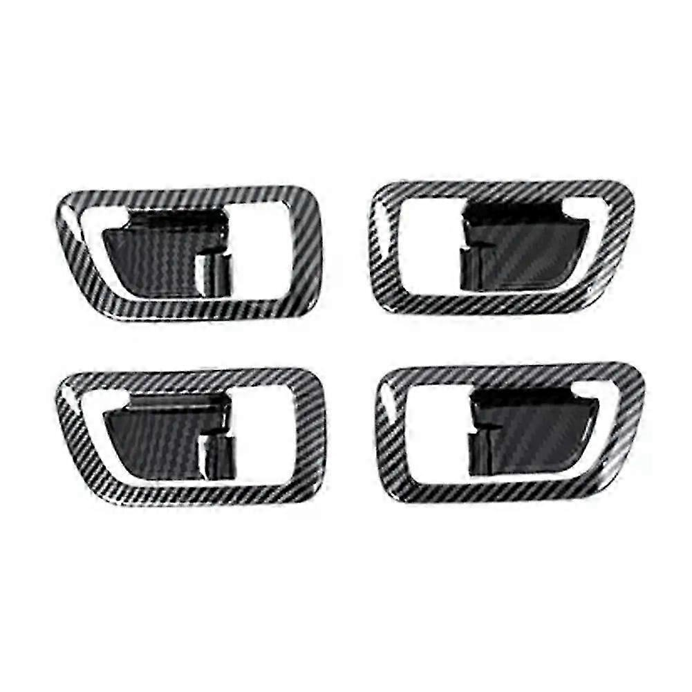 4-teiliges Set Türgriffschalen-abdeckungen Aus Kohlefaser Für Mitsubishi Pajero (ab 2007) – Innenausstattung – Jxlgv