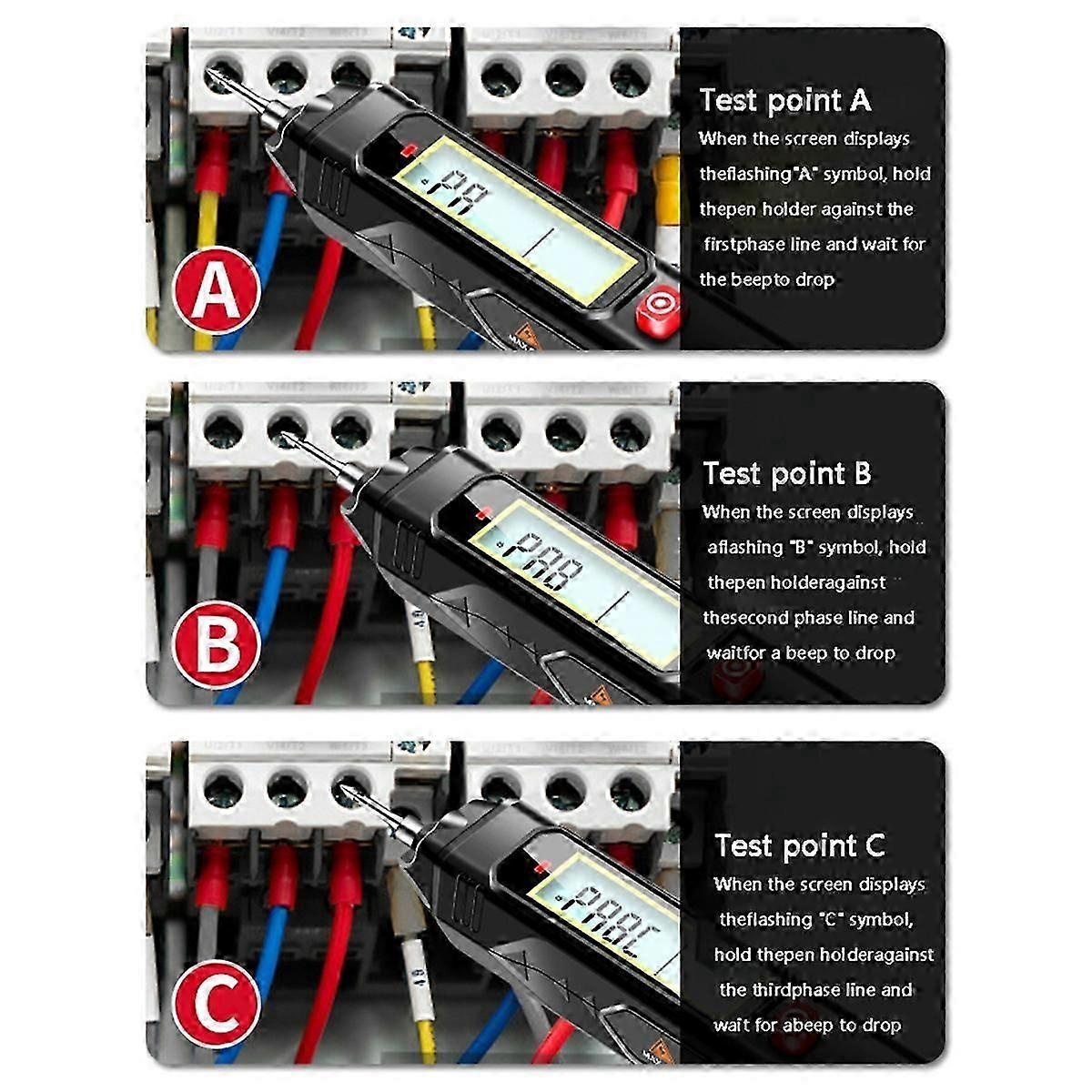 Fs2s Intelligentes Digitales Multimeter Mit Spannungs- Und Widerstandsmessung (ncv) Und Hoher Präzision – Jxlgv