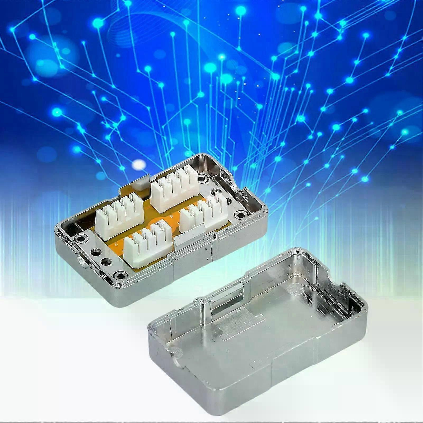 Cat6-anschlussdose Aus Abs-kunststoff, Rj4-einzelanschluss, Geschirmt, Mit Modul-jxlgv