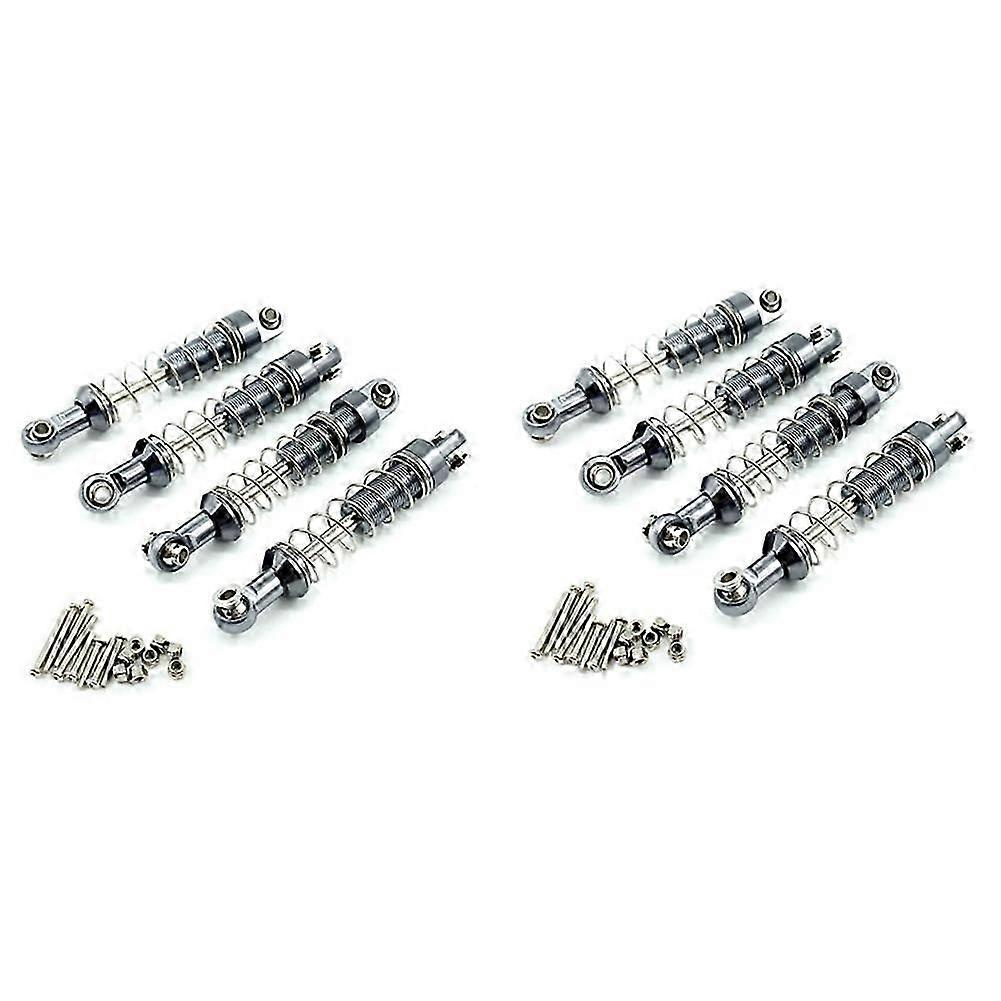 Kompatibel Mit Mn D90, Mn-90, Mn99s, Wpl, C14, C24, C34 Rc-cars: 8-teiliges Stoßdämpfer-upgrade-set Aus Metall, 4-jxlgv