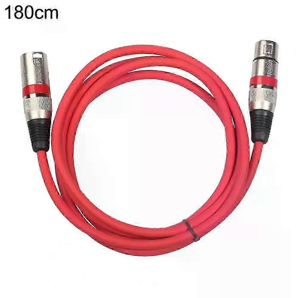 3-poliges Xlr-kabel (stecker Auf Buchse), Geschirmt, 1 Stück, Geeignet Für Mischpult, Mikrofon, Verstärker, 1 M, 1,8 M - Jxlgv