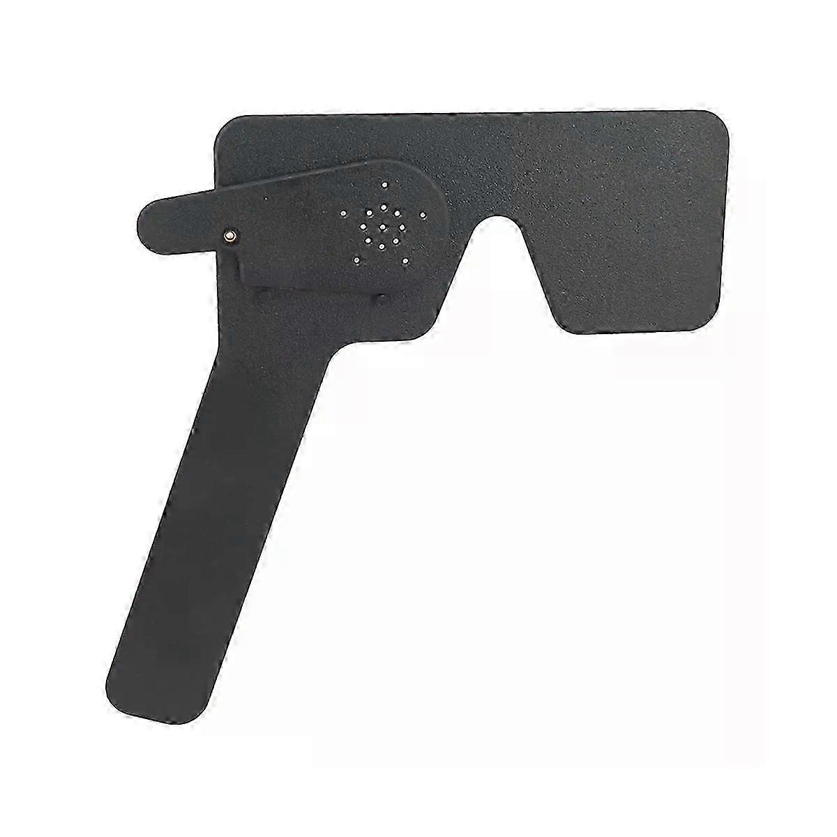 Professionelle Ophthalmologische Lorgnette 17 Lochblende Aus Schwarzem Kunststoff Für Sehtests – Jxlgv