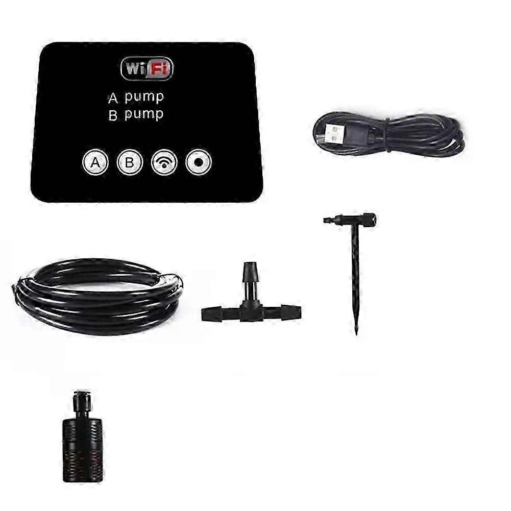 Intelligenter Wlan-gartenbewässerungscontroller Für 15 Töpfe, Automatisches Tropfbewässerungssystem, Fernsteuerung Per App – Jxlgv