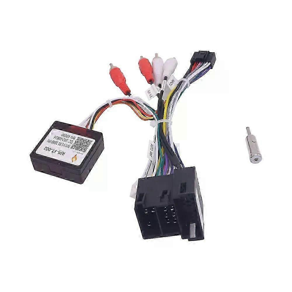 Kfz-16-poliger Kabelbaum-adapter Canbus-box-decoder Android-radio-stromkabel Passend Für Fiat Bravo Rp5-ft-002-jxlgv
