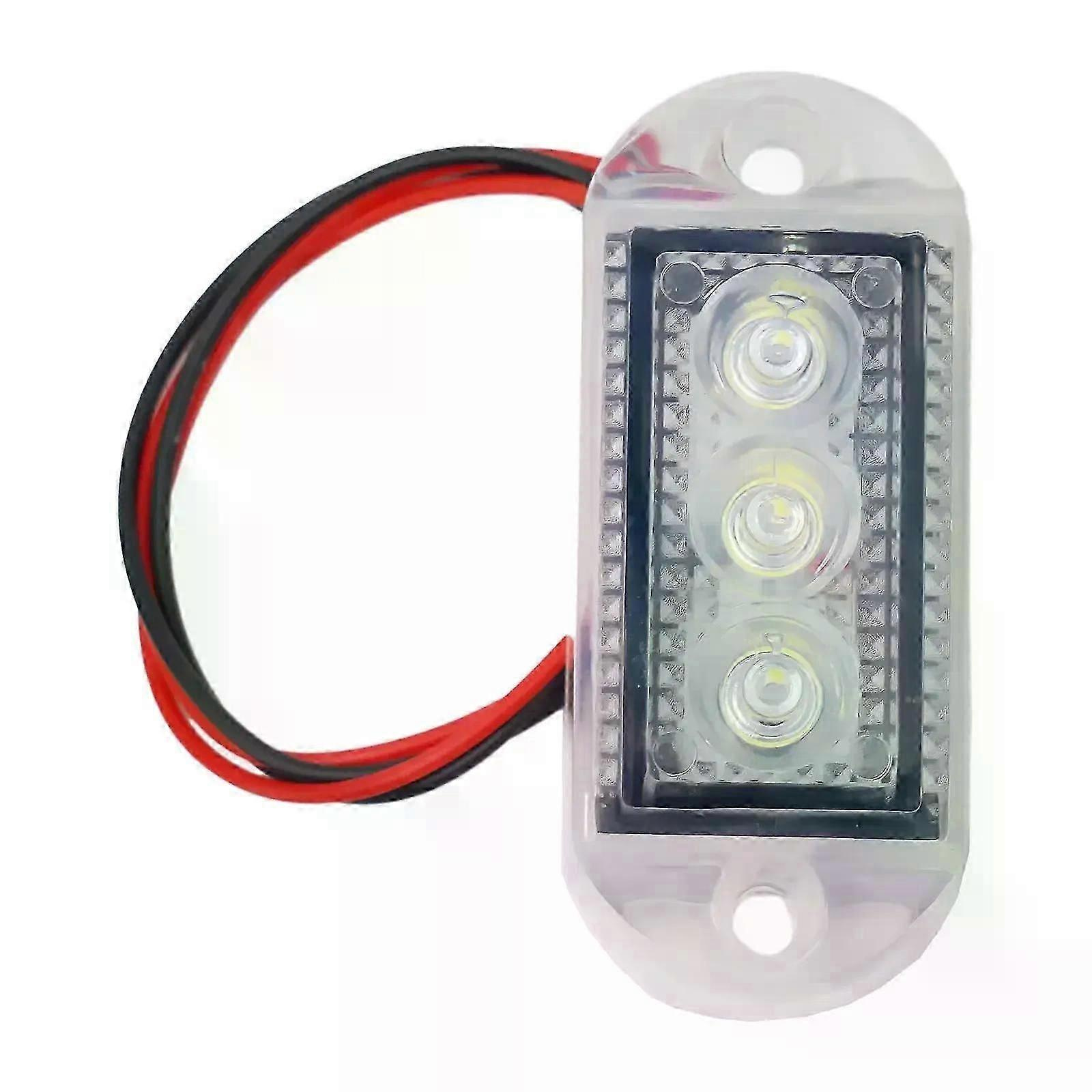 Led-positionsleuchte Für Lkw, Anhänger, Rot/weiß, 12 V/24 V, Einfache Installation, Geringer Stromverbrauch – Jxlgv