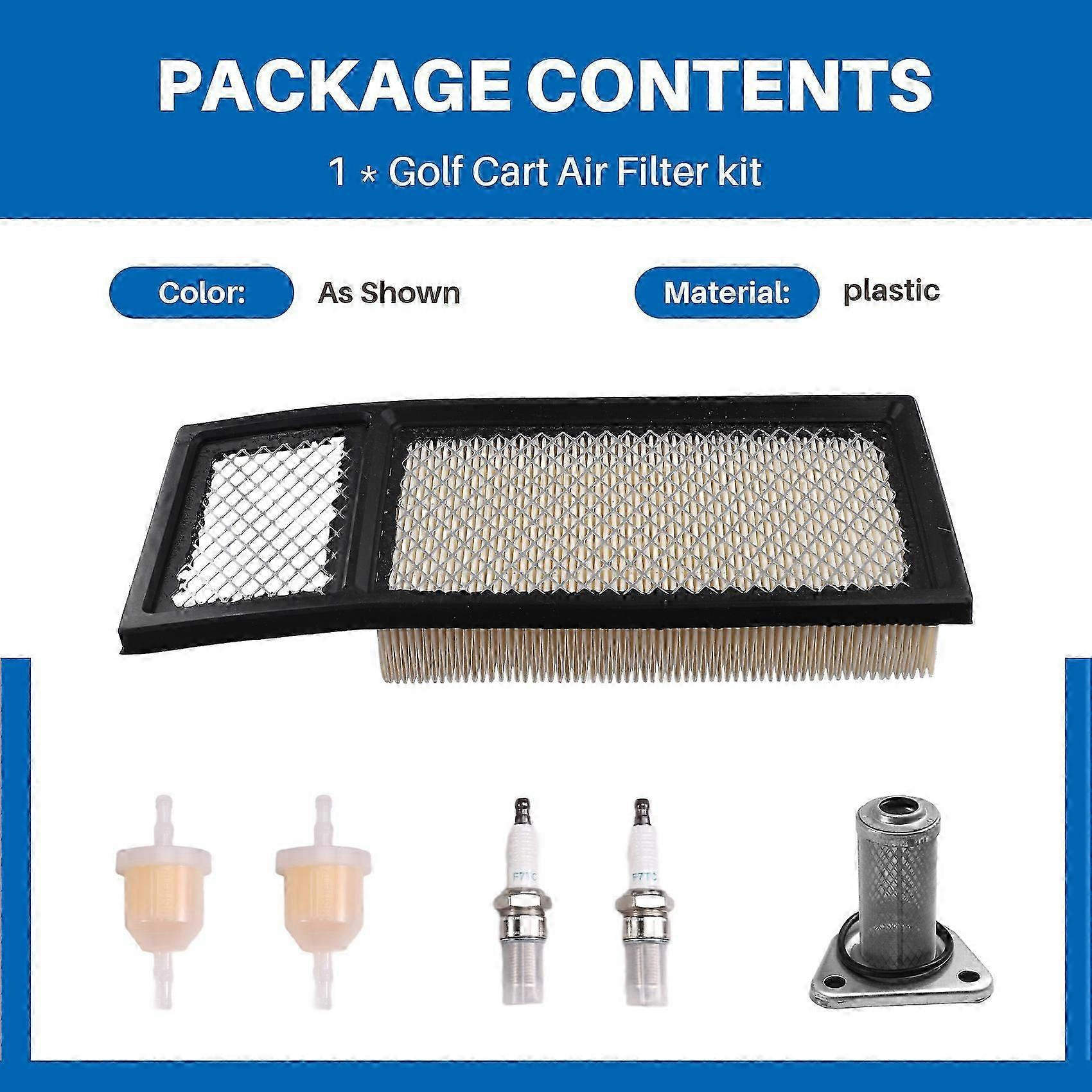 Luft-, Öl- Und Kraftstofffilter-kit Für Golfwagen, Kompatibel Mit Ezgo 4-takt-golfwagen (295 Cm³ Und 350 Cm³), Baujahre 1992–2006, Teilenummern: 72368g01, 26591g01, 72084-g01-jxlgv
