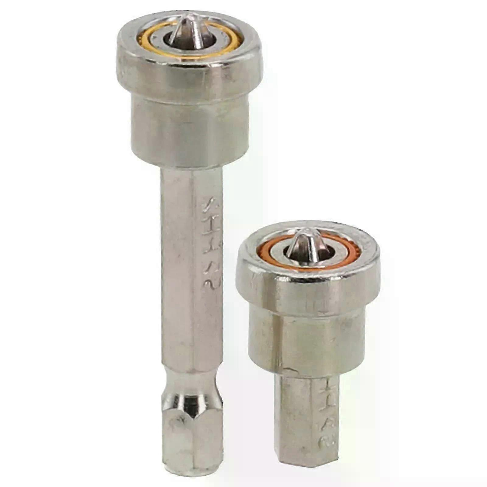 1/2 Stück Trockenbauschraubendreher-bit Mit Magnetischem Positionierungsring, 1/4-zoll-sechskantschaftschrauben, Positionierkopf-jxlgv