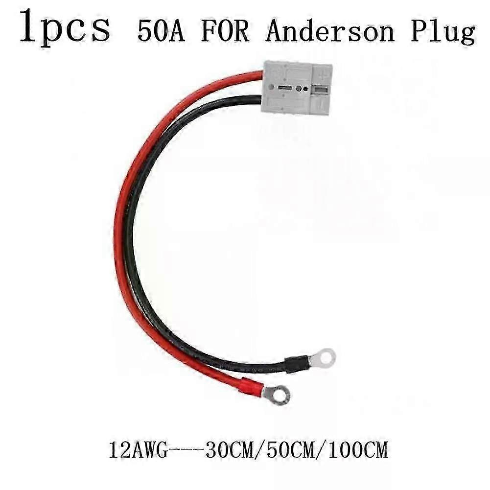 50a Verlängerungskabel Mit Anderson-stecker, 12awg-leitung, Wasserdichtes Batterieladekabel Mit M8-anschluss – Jxlgv